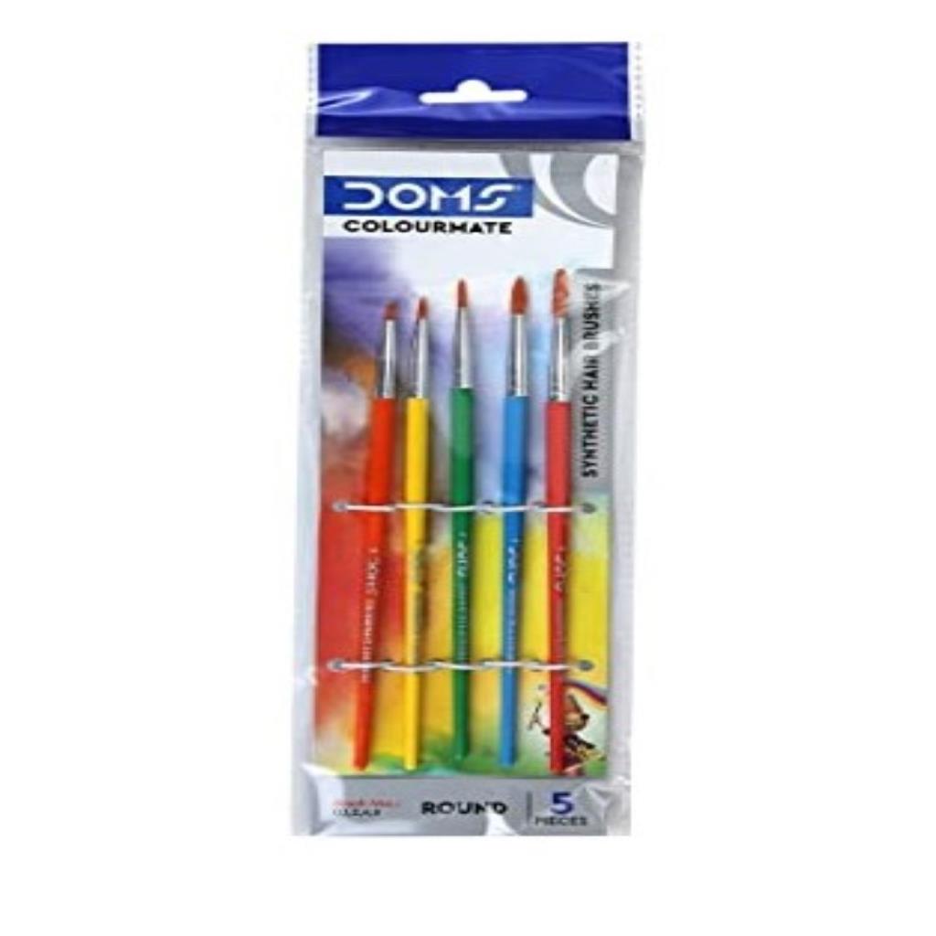 DOMS Colourmate Painting Brushes – 5 Pieces Set